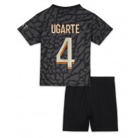 Paris Saint-Germain Manuel Ugarte #4 Rezervni Dres za djecu 2023-24 Kratak Rukav (+ Kratke hlače)